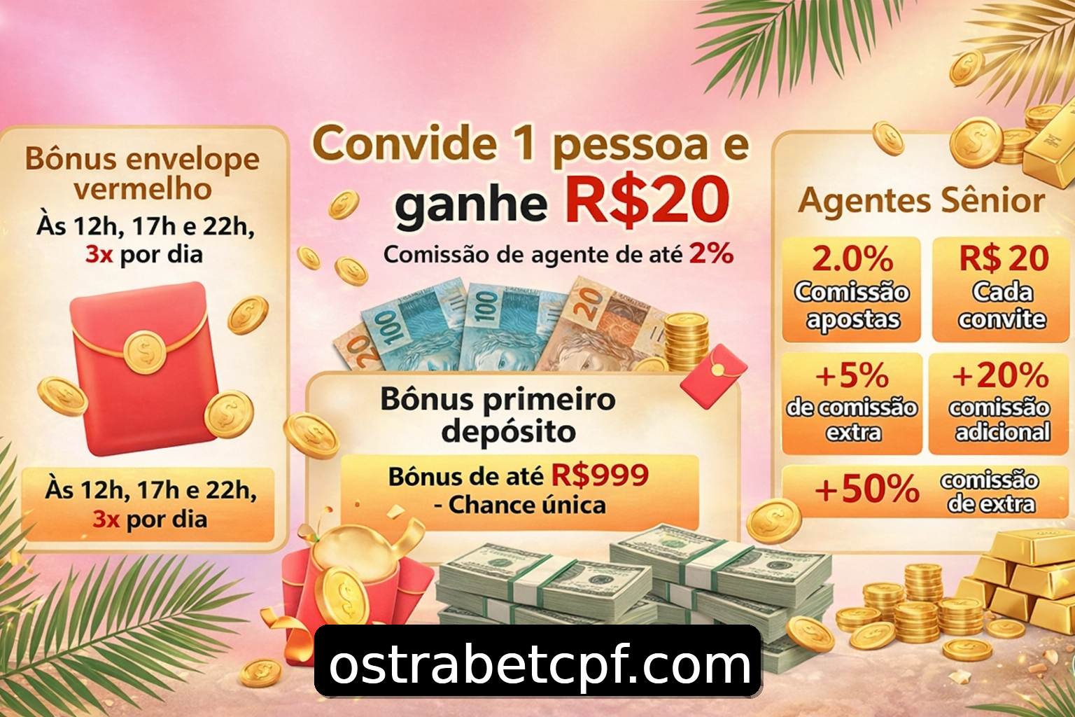 Banner do Bônus do Casino ostrabet